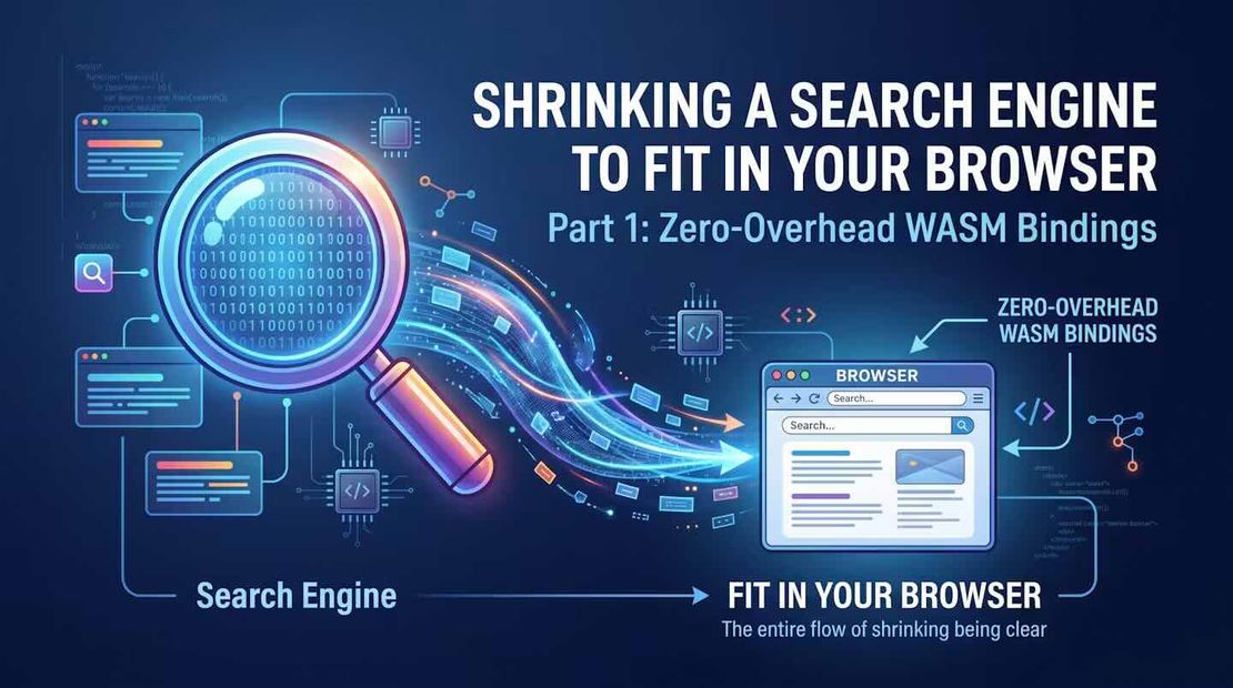 Shrinking a Search Engine to Fit in Your Browser — Part 1: Zero-Overhead WASM Bindings