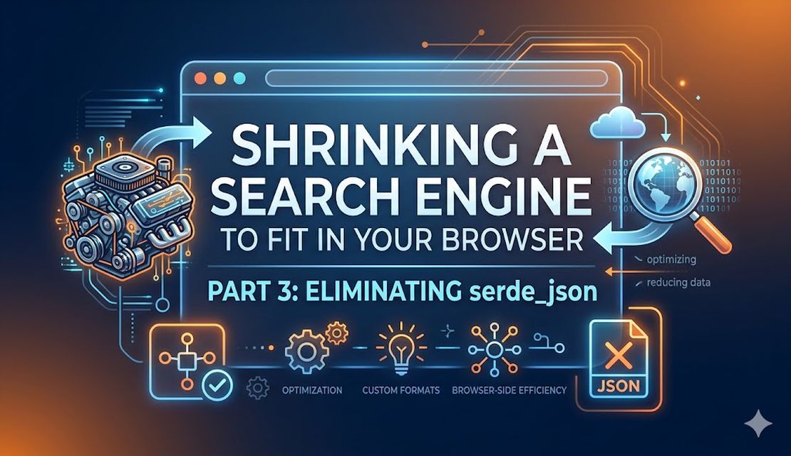Shrinking a Search Engine to Fit in Your Browser — Part 3: Eliminating serde_json