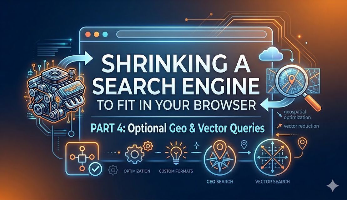 Shrinking a Search Engine to Fit in Your Browser — Part 4: Optional Geo & Vector Queries